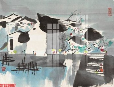 File gốc Tranh sơn dầu phương tây tổng hợp STS20907 (in mica) làm quà tặng