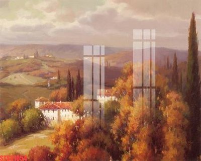 File gốc in ấn Tranh sơn dầu phương tây tổng hợp STS21054 chuẩn màu CMYK