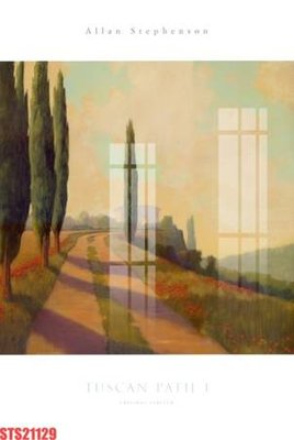 File gốc Tranh sơn dầu phương tây tổng hợp STS21129 (in lụa) tranh mã đáo