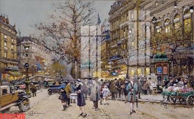 File ảnh Tranh sơn dầu phương tây tổng hợp STS21136 (gốc) in poster