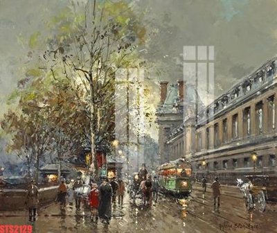 File tranh Tranh sơn dầu phương tây tổng hợp STS2129 (bản gốc) in canvas