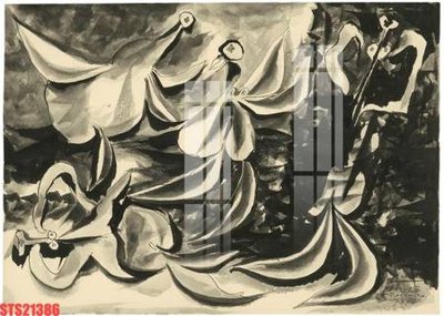 File tranh Tranh sơn dầu phương tây tổng hợp STS21386 (ảnh gốc) độ nét vượt trội