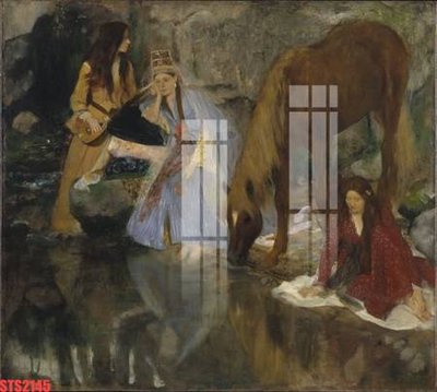 Download file tranh PSD Tranh sơn dầu phương tây tổng hợp STS2145 để chỉnh sửa