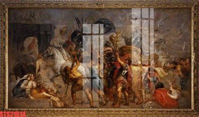 File gốc Tranh sơn dầu phương tây tổng hợp STS21614 (phiên bản chuẩn) để in ấn