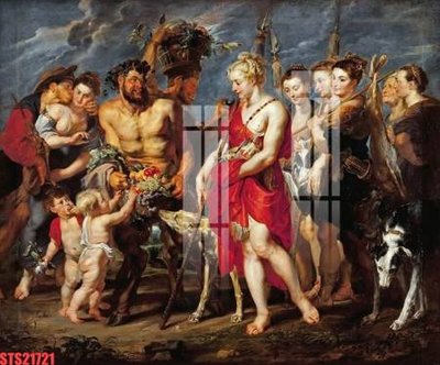 File gốc Tranh sơn dầu phương tây tổng hợp STS21721 (in ấn) màu sắc trung thực