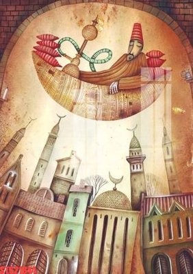 File tranh Tranh sơn dầu phương tây tổng hợp STS21844 (bản gốc) in canvas