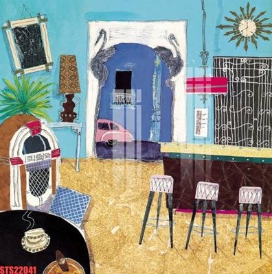 File ảnh Tranh sơn dầu phương tây tổng hợp STS22041 (gốc) cho trang trí nhà hàng