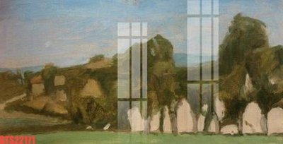 File PSD Tranh sơn dầu phương tây tổng hợp STS22171 (gốc) nhiều lớp (multi-layer)