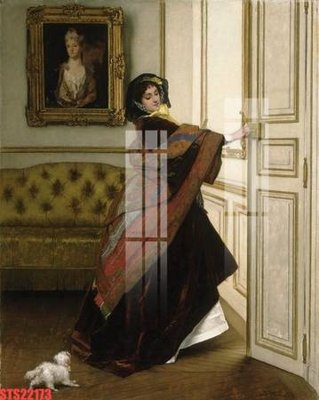 File gốc Tranh sơn dầu phương tây tổng hợp STS22173 (in lụa) cao cấp