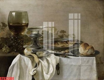 File in trần Tranh sơn dầu phương tây tổng hợp STS22301 (bản gốc 3D) sống động