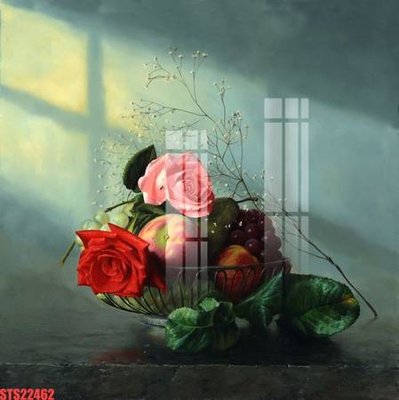 Tải file Tranh sơn dầu phương tây tổng hợp STS22462 (PSD) cho in tranh kính