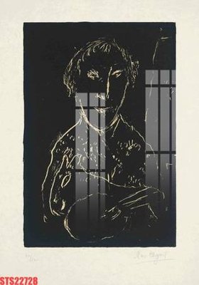 File in trần Tranh sơn dầu phương tây tổng hợp STS22728 (bản gốc) hoa văn