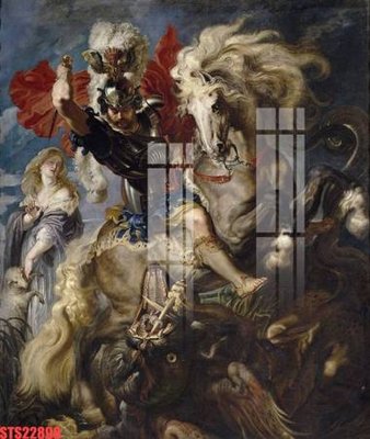 File gốc Tranh sơn dầu phương tây tổng hợp STS22898 (in ấn) màu sắc trung thực