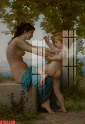 File in mica Tranh sơn dầu phương tây tổng hợp STS2290 (bản gốc) siêu trong