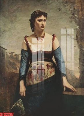 File gốc Tranh sơn dầu phương tây tổng hợp STS2297 (in mica) làm quà tặng