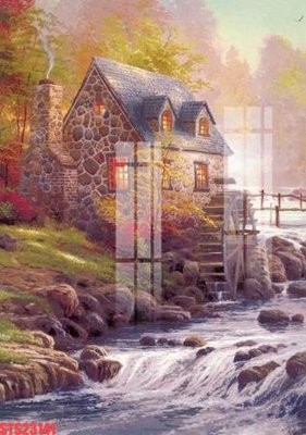 File tranh Tranh sơn dầu phương tây tổng hợp STS23141 (bản gốc) treo quán cafe