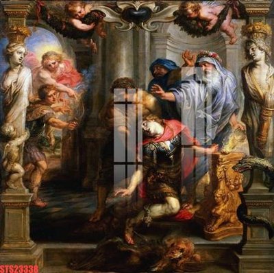 File gốc Tranh sơn dầu phương tây tổng hợp STS23338 (chủ đề hiện đại) trang trí