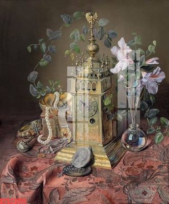 File in trần Tranh sơn dầu phương tây tổng hợp STS23411 (bản gốc) hoa văn