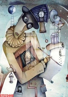 Ảnh gốc Tranh sơn dầu phương tây tổng hợp STS23449 (độ nét cao) in tráng gương