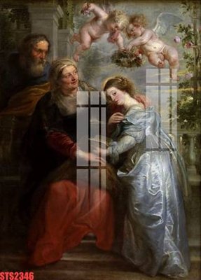 File ảnh Tranh sơn dầu phương tây tổng hợp STS2346 (gốc) in poster