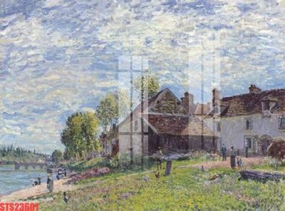 Ảnh gốc Tranh sơn dầu phương tây tổng hợp STS23601 (độ nét cao) in mica