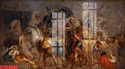 File tranh gốc Tranh sơn dầu phương tây tổng hợp STS23630 (bản đẹp) độc quyền