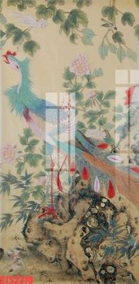 File tranh gốc in trần nhà Tranh sơn dầu phương tây tổng hợp STS2370 3D