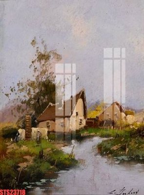 Tải file PSD Tranh sơn dầu phương tây tổng hợp STS23718 (nguyên layer) để in