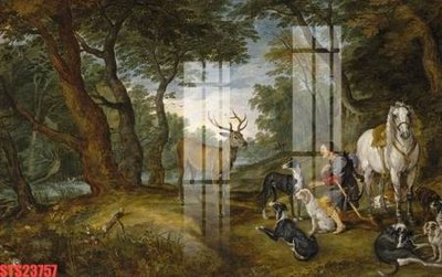 Download file ảnh gốc Tranh sơn dầu phương tây tổng hợp STS23757 để in ấn