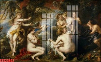 File tranh gốc Tranh sơn dầu phương tây tổng hợp STS23802 chủ đề hiện đại