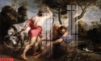 Tải file Tranh sơn dầu phương tây tổng hợp STS24190 (gốc) chủ đề phong thủy