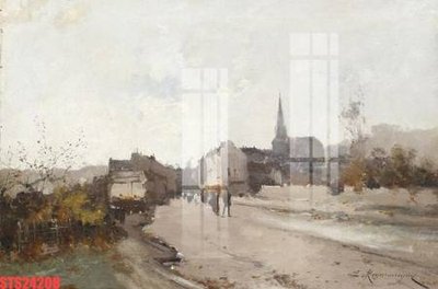 File tranh Tranh sơn dầu phương tây tổng hợp STS24208 (ảnh gốc) độ nét vượt trội