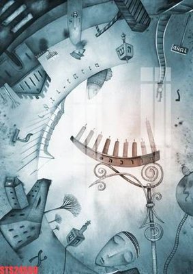 File tranh Tranh sơn dầu phương tây tổng hợp STS24550 (bản gốc) trang trí văn phòng