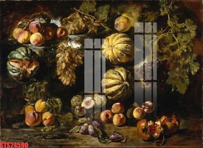 File gốc Tranh sơn dầu phương tây tổng hợp STS24590 (in mica) cắt laser