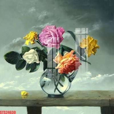 File gốc Tranh sơn dầu phương tây tổng hợp STS24630 (in ấn) không giới hạn