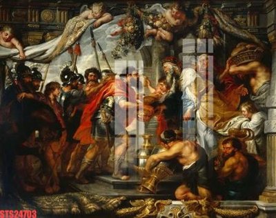 File in lụa Tranh sơn dầu phương tây tổng hợp STS24703 (phong cảnh) Tranh sơn dầu phương tây tổng hợp STS24703