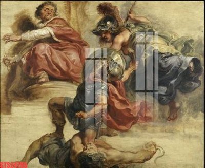 File in trần Tranh sơn dầu phương tây tổng hợp STS24795 (bản gốc) bầu trời