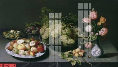 File tranh gốc PSD Tranh sơn dầu phương tây tổng hợp STS24802 còn nguyên layer