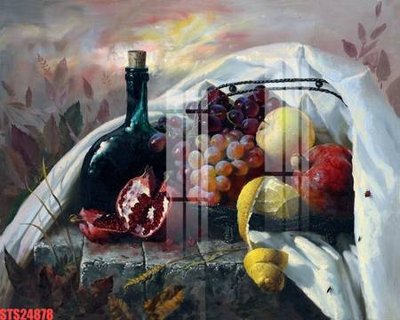 Download file Tranh sơn dầu phương tây tổng hợp STS24878 (gốc) cho xưởng in