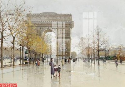 File ảnh Tranh sơn dầu phương tây tổng hợp STS24925 (gốc) cho trang trí nhà hàng