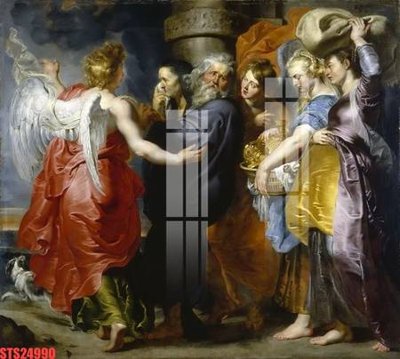 Chi tiết file ảnh Tranh sơn dầu phương tây tổng hợp STS24990 sắc nét