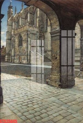 File in mica Tranh sơn dầu phương tây tổng hợp STS25045 (bản gốc) làm vách ngăn