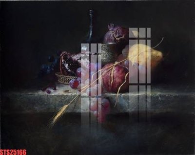 Download file Tranh sơn dầu phương tây tổng hợp STS25166 (gốc) in mica đèn LED