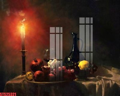 File in trần Tranh sơn dầu phương tây tổng hợp STS25321 (file gốc) phong thủy