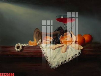 Ảnh mô tả file gốc in mica Tranh sơn dầu phương tây tổng hợp STS25360