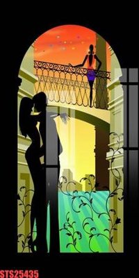 File gốc Tranh sơn dầu phương tây tổng hợp STS25435 (in lụa) tranh phong thủy