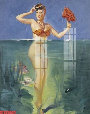 File tranh Tranh sơn dầu phương tây tổng hợp STS25524 (bản gốc) treo quán cafe