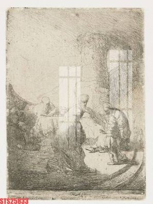 File tranh Tranh sơn dầu phương tây tổng hợp STS25833 (bản gốc) treo phòng ăn