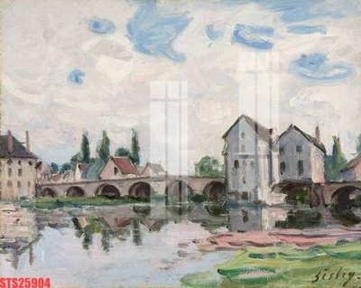 File gốc Tranh sơn dầu phương tây tổng hợp STS25904 (in mica) trang trí