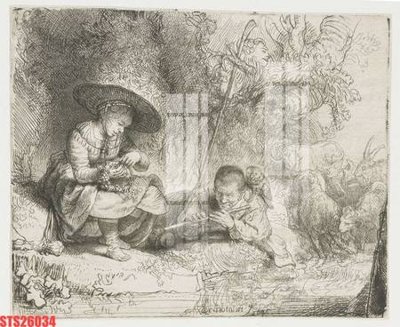 Tải file Tranh sơn dầu phương tây tổng hợp STS26034 (gốc) làm file thiết kế